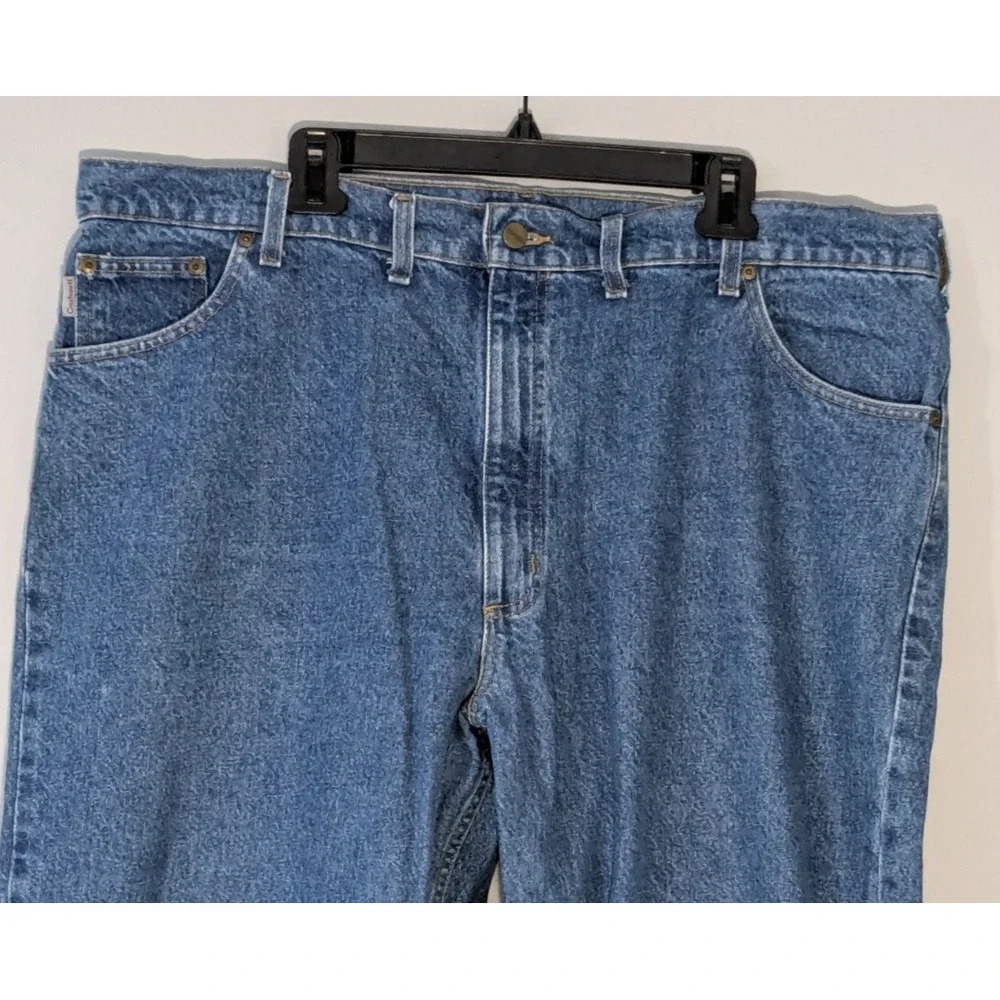 Carhartt B17 DST Relaxed Fit Straight Leg Jeans Blue Denim 44x30 Vintage 2001